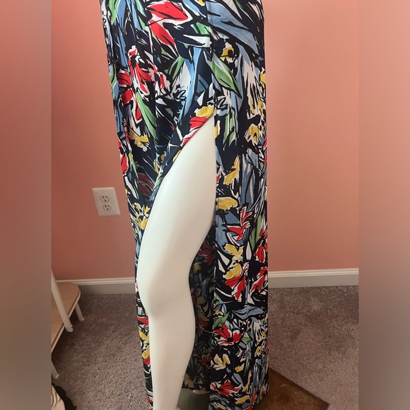 Lulus Pauma Navy Blue Print Crop Top and Wide-Leg Pants - Picture 6 of 11